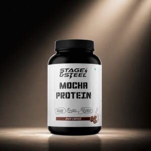 1000281990 Stage & Steel Mocha Protein – Rich Coffee Flavor (1 kg)