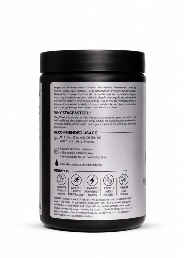 3 k Stage & Steel | Creatine Monohydrate